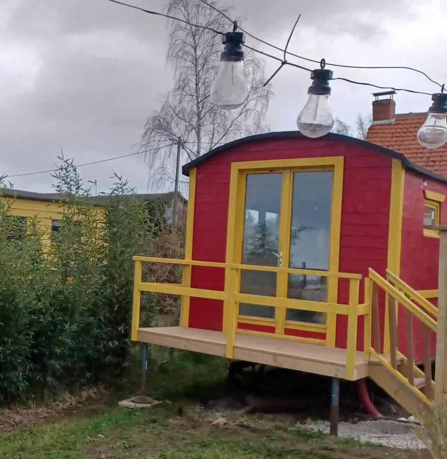 Roulotte Et Sauna De Tonton Bouvy Au Domaine Du Reuze Winnezeele Zewnętrze zdjęcie